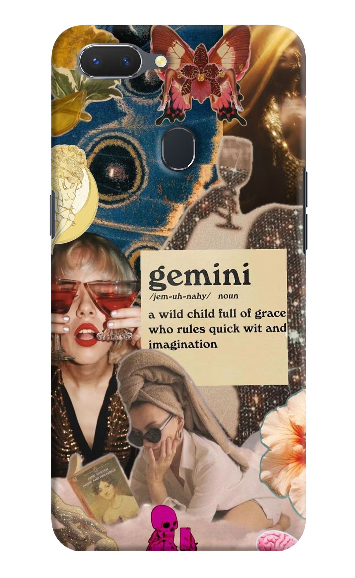 Gemini Zodiac Realme 2 Hard Case Back Cover by Casekaro