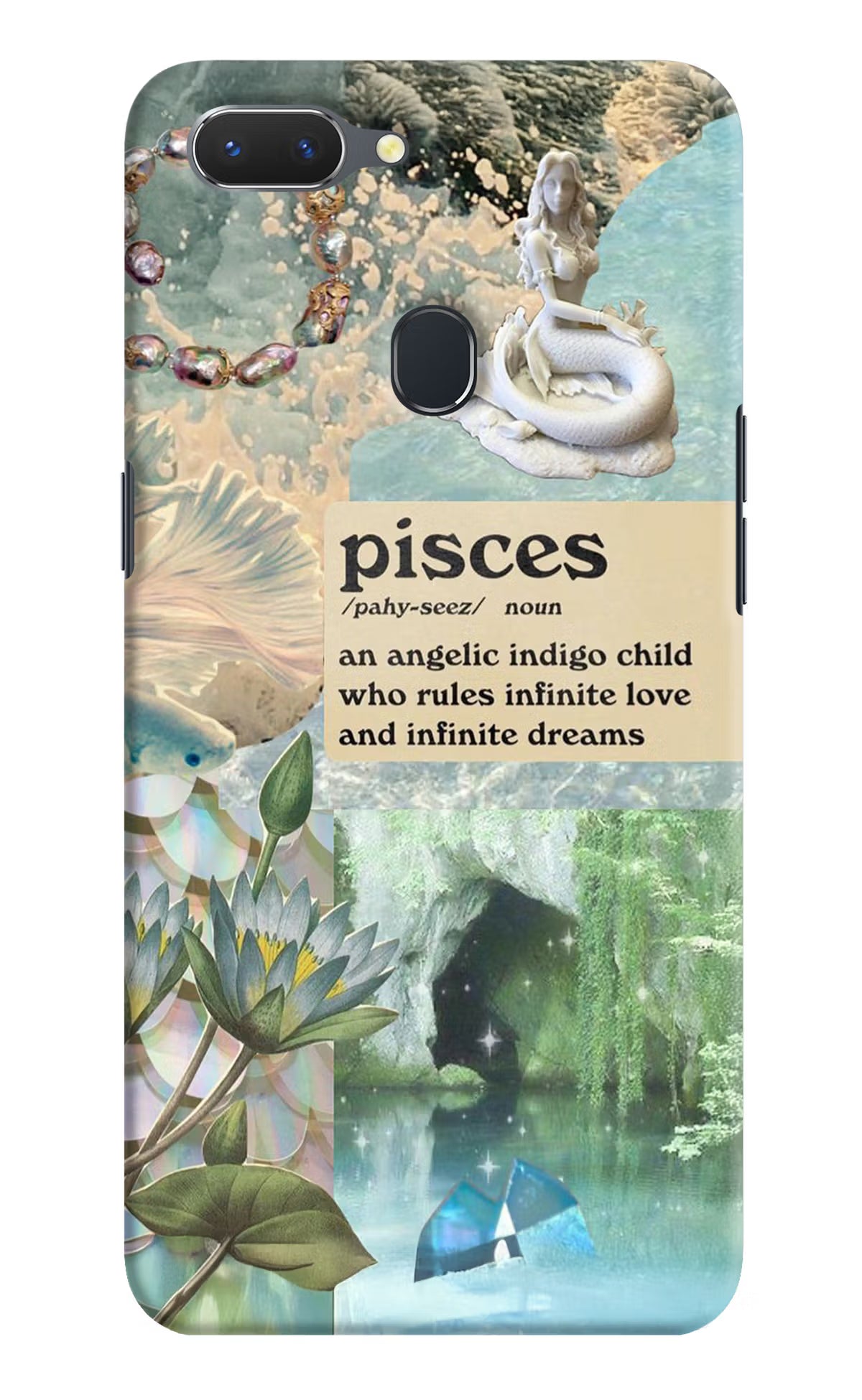 Pisces Zodiac Realme 2 Hard Case Back Cover by Casekaro