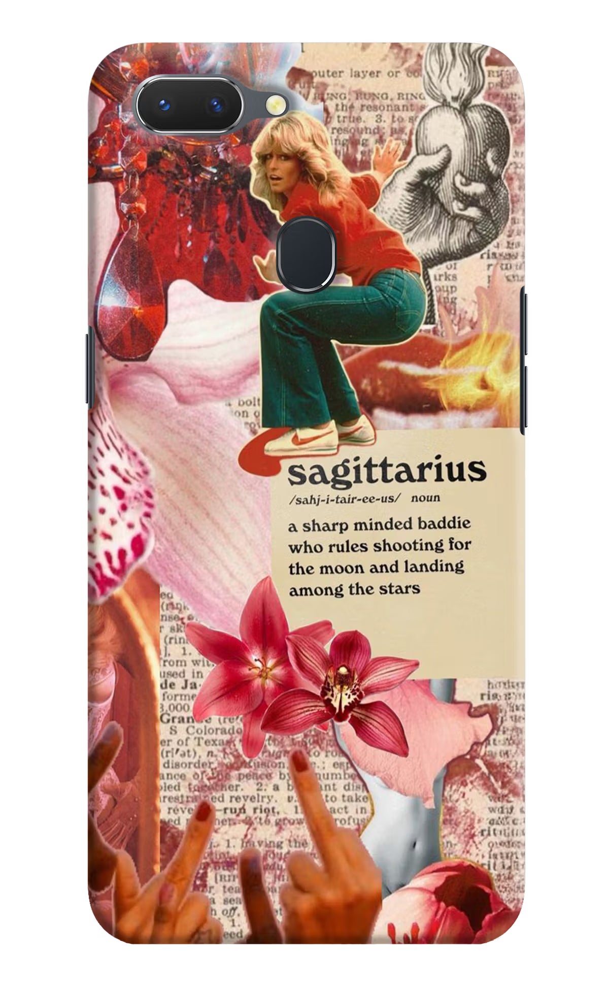 Sagittarius Zodiac Realme 2 Hard Case Back Cover by Casekaro