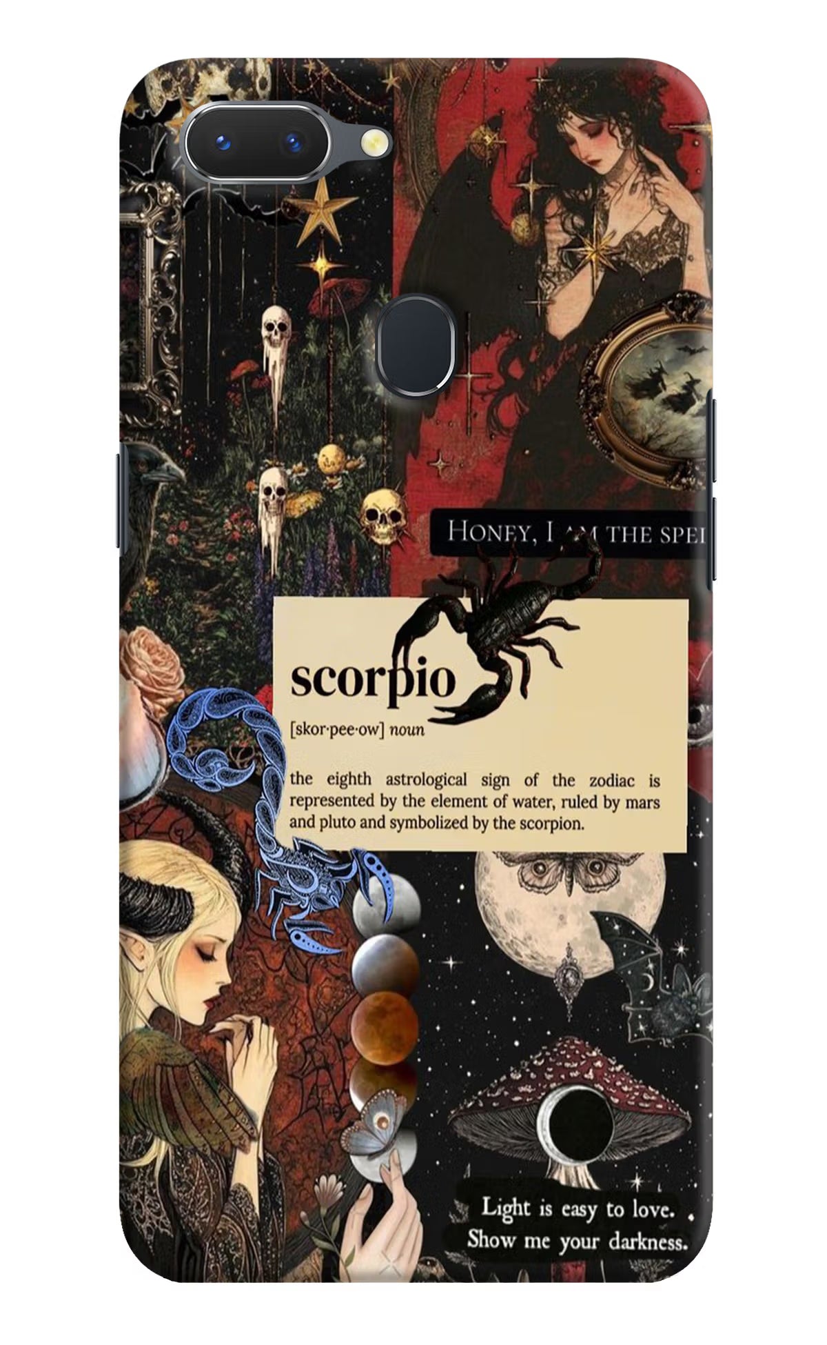 Scorpio Zodiac Realme 2 Hard Case Back Cover by Casekaro