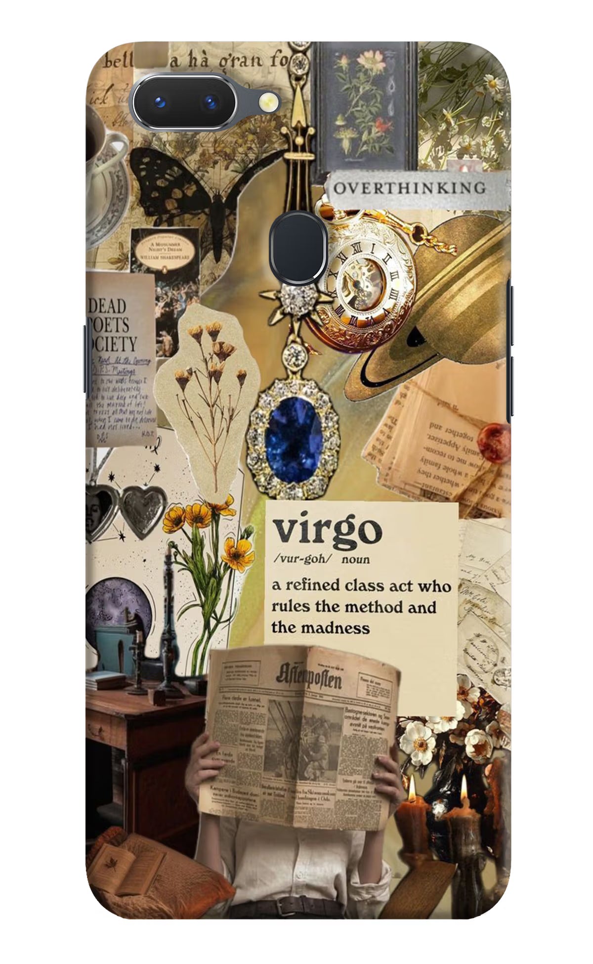 Virgo Zodiac Realme 2 Hard Case Back Cover by Casekaro