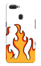 Fired Up – White Realme 2 Hard Case Back Cover by Casekaro