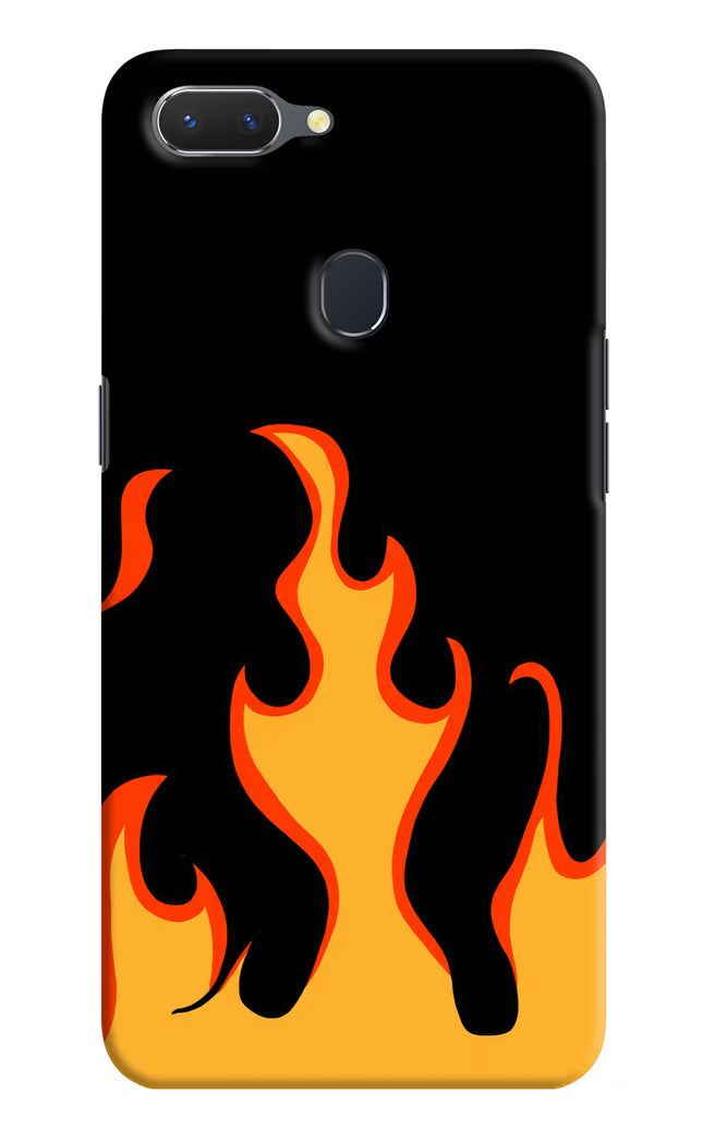 Fired Up – Black Realme 2 Hard Case Back Cover by Casekaro