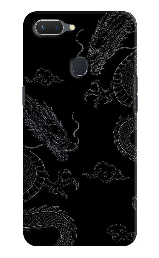 Twin Dragons Realme 2 Hard Case Back Cover by Casekaro