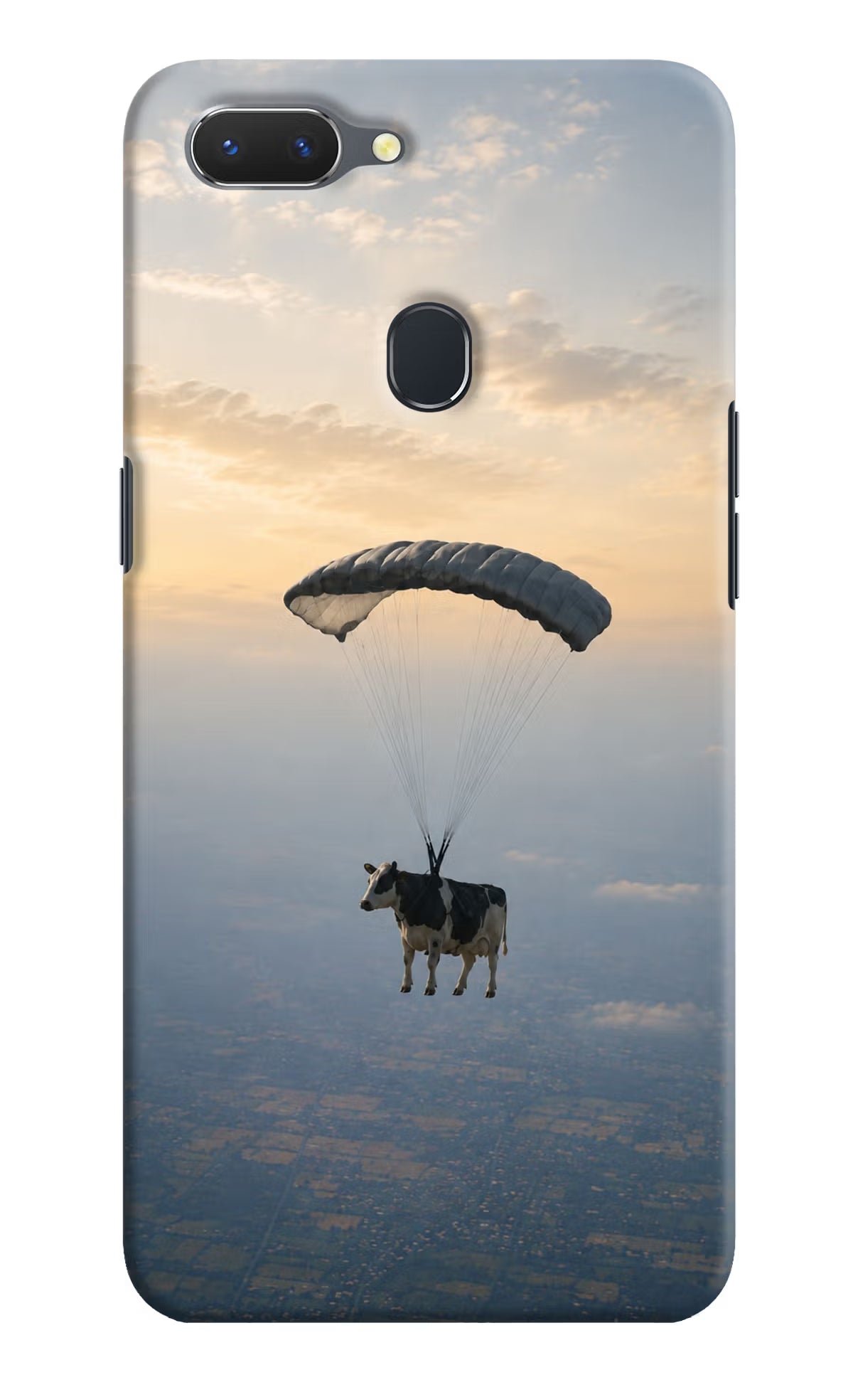 Skydiving Cow Realme 2 Back Cover