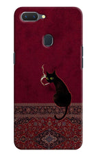 Midnight Cat Realme 2 Hard Case Back Cover by Casekaro