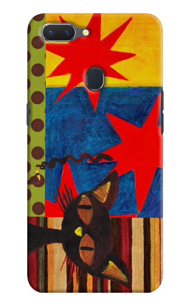 Pop Cat Realme 2 Hard Case Back Cover by Casekaro