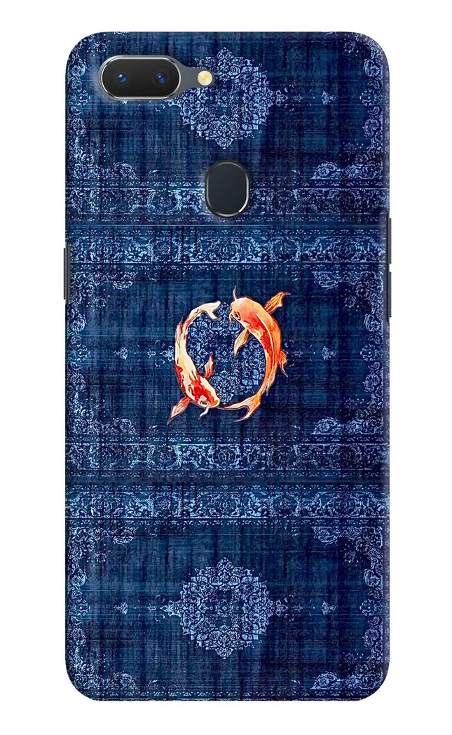 Koi Blue Realme 2 Hard Case Back Cover by Casekaro