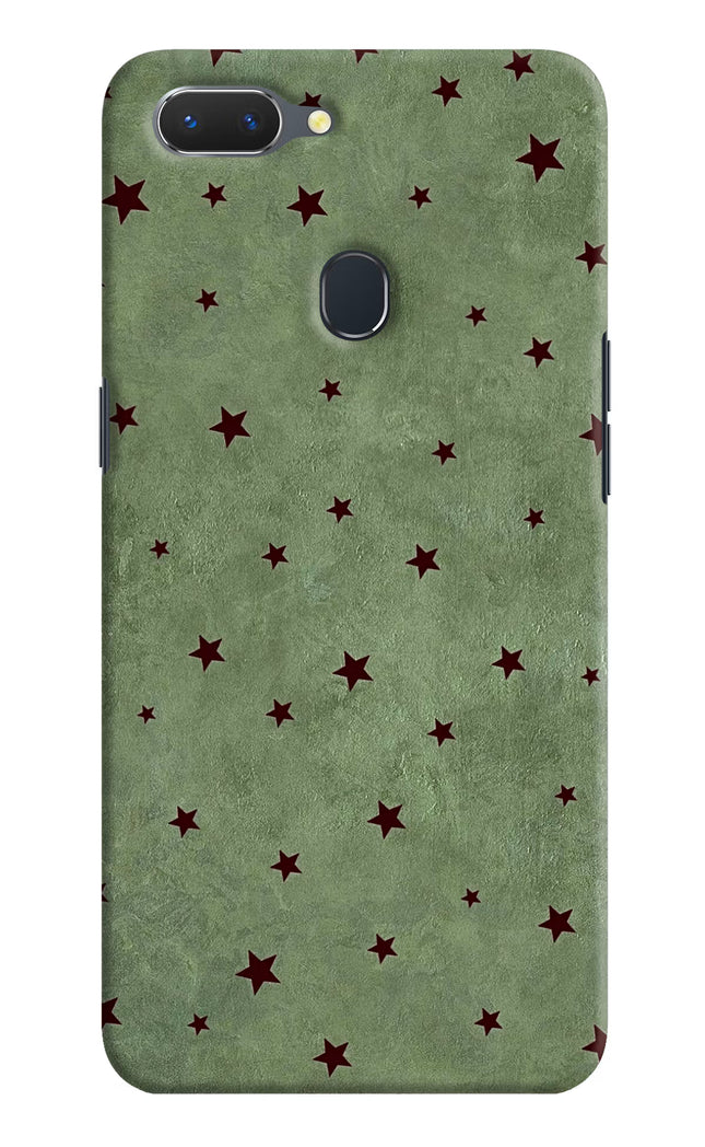 Green Stars Realme 2 Hard Case Back Cover by Casekaro