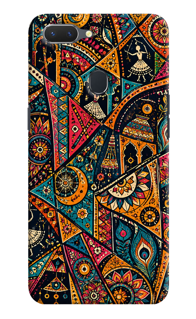 Folk Print Realme 2 Hard Case Back Cover by Casekaro
