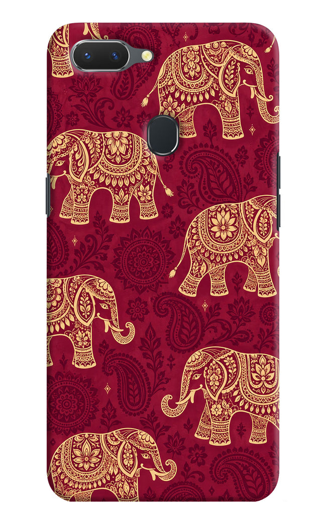 Maroon Elephant Realme 2 Hard Case Back Cover by Casekaro