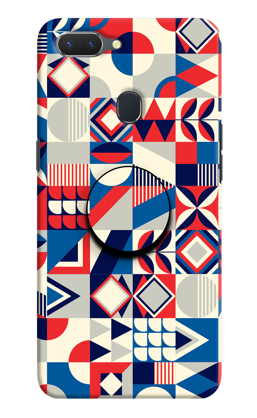 Colorful Pattern Realme 2 Pop Case, Hard case