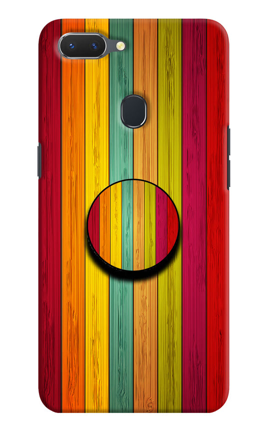 Multicolor Wooden Realme 2 Pop Case by Casekaro