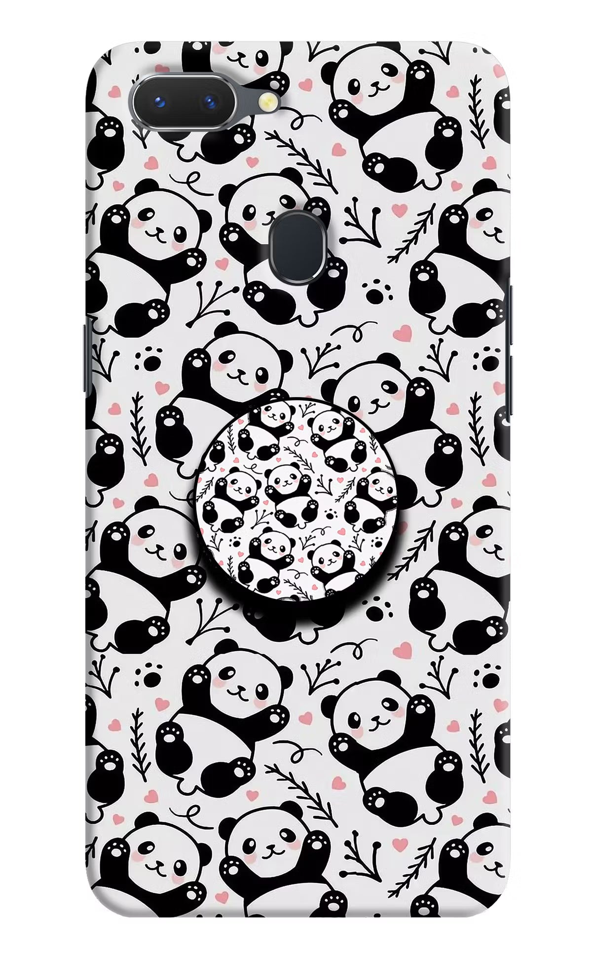 Cute Panda Realme 2 Pop Case by Casekaro