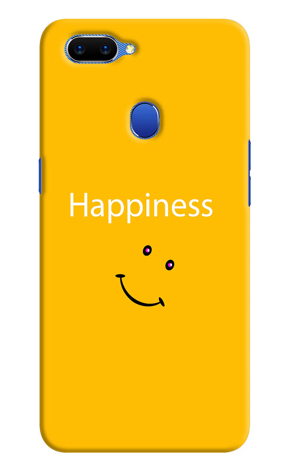 Happiness With Smiley Oppo A5 Hard Case Back Cover by Casekaro