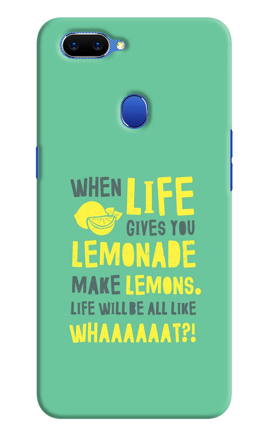 Quote Oppo A5 Back Cover, Hard case