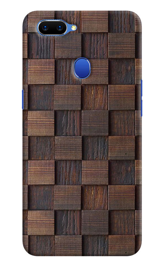 Wooden Cube Design Oppo A5 Hard Case Back Cover by Casekaro