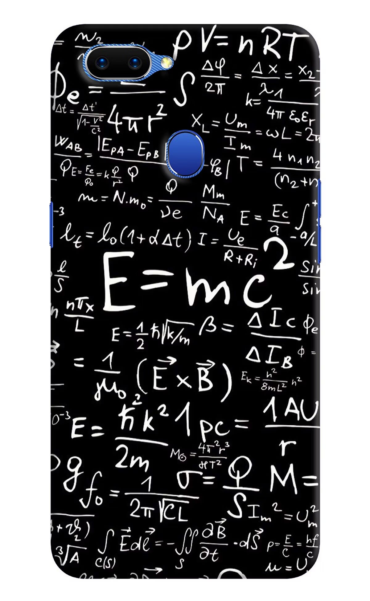 Physics Formula Oppo A5 Hard Case Back Cover by Casekaro
