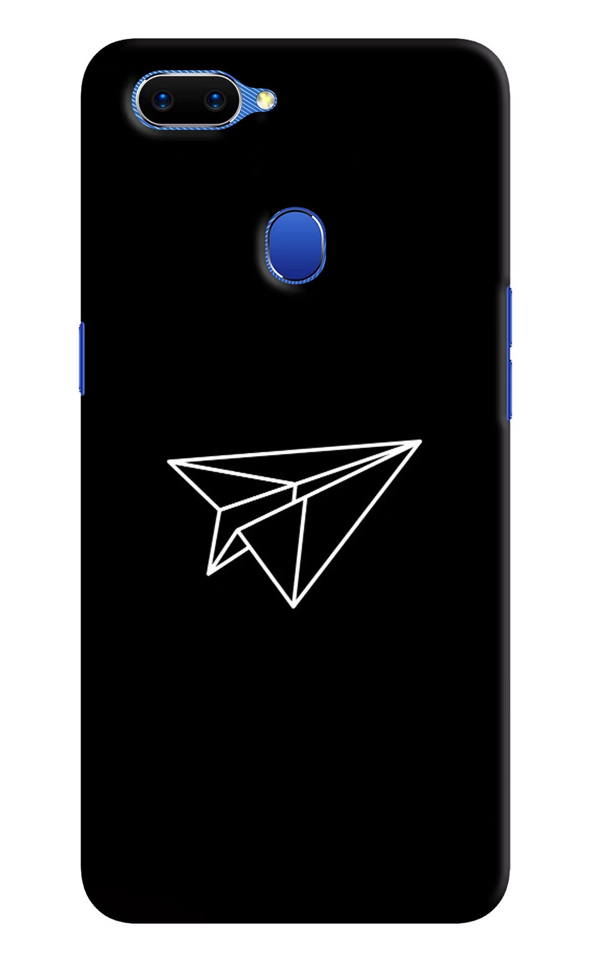 Paper Plane White Oppo A5 Hard Case Back Cover by Casekaro