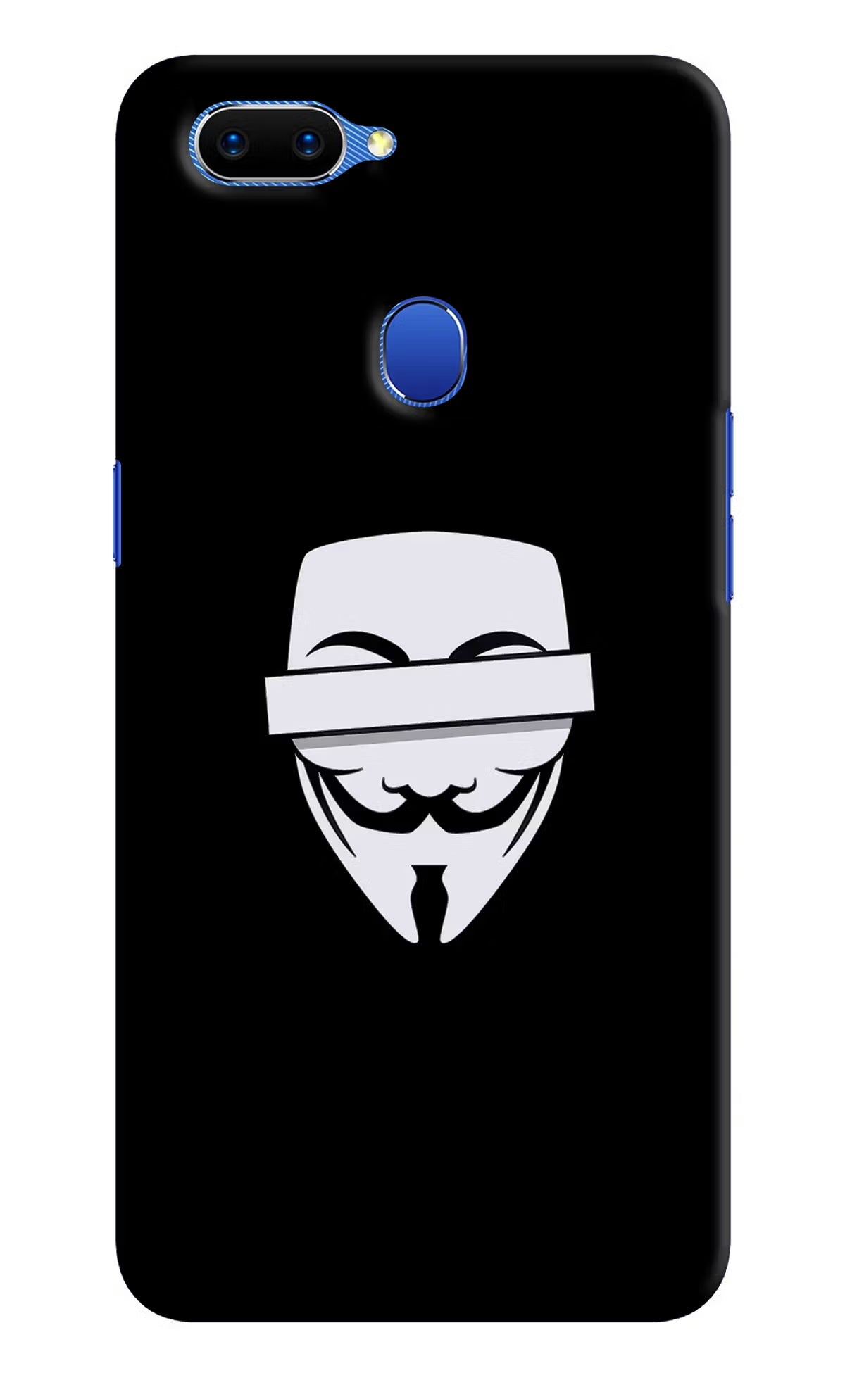 Anonymous Face Oppo A5 Hard Case Back Cover by Casekaro