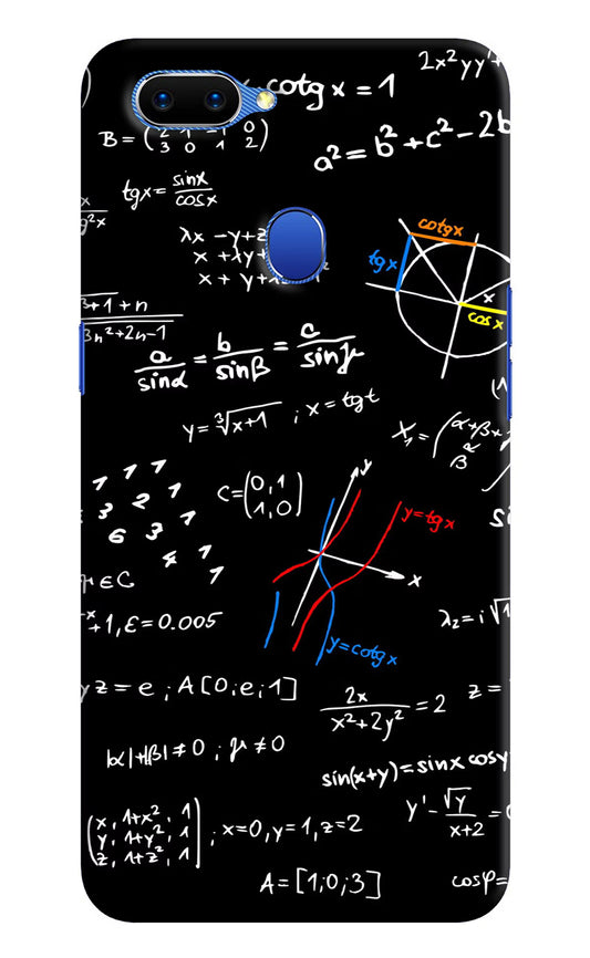 Mathematics Formula Oppo A5 Hard Case Back Cover by Casekaro