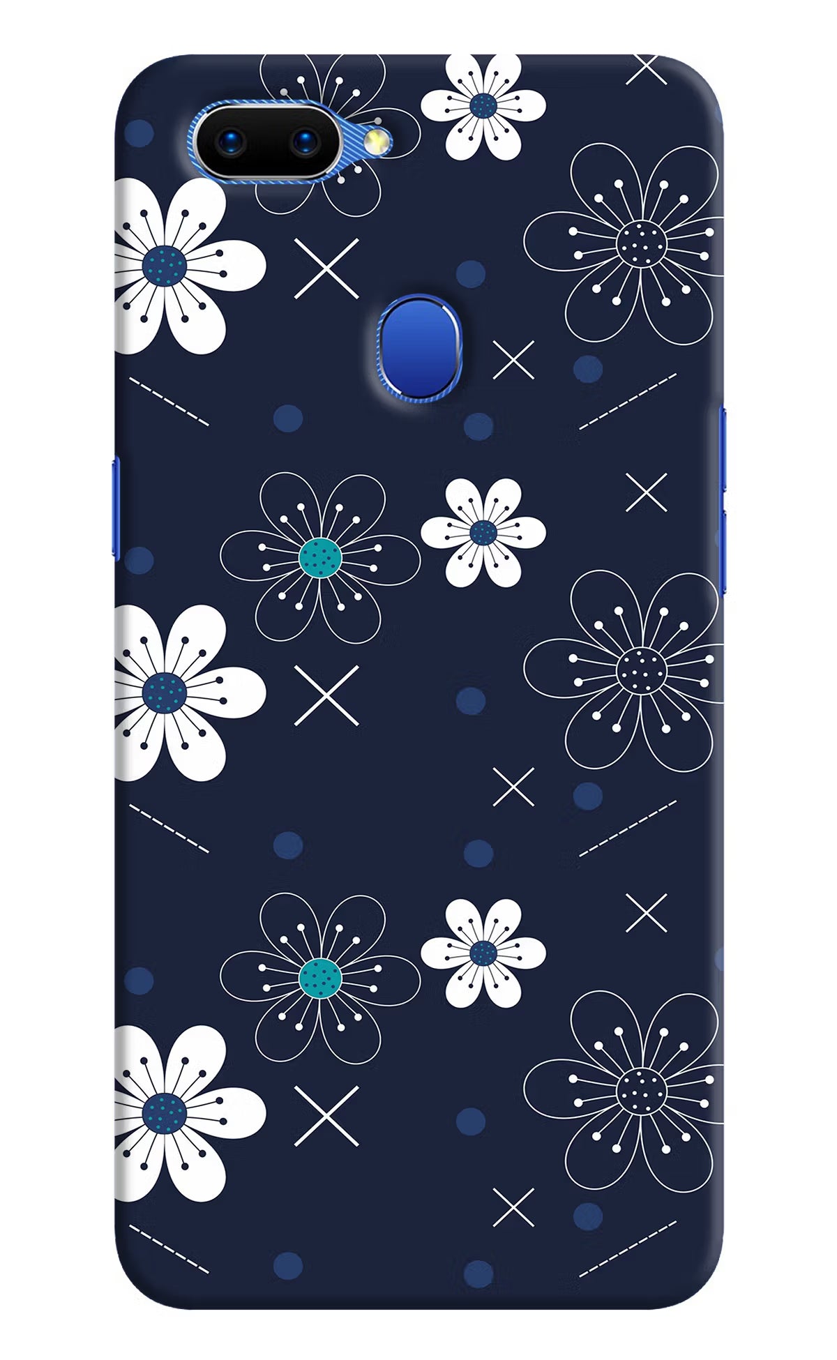 Flowers Oppo A5 Hard Case Back Cover by Casekaro