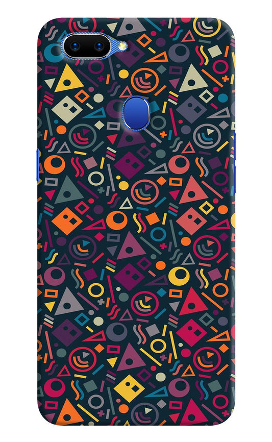 Geometric Abstract Oppo A5 Hard Case Back Cover by Casekaro