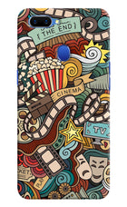 Cinema Abstract Oppo A5 Hard Case Back Cover by Casekaro