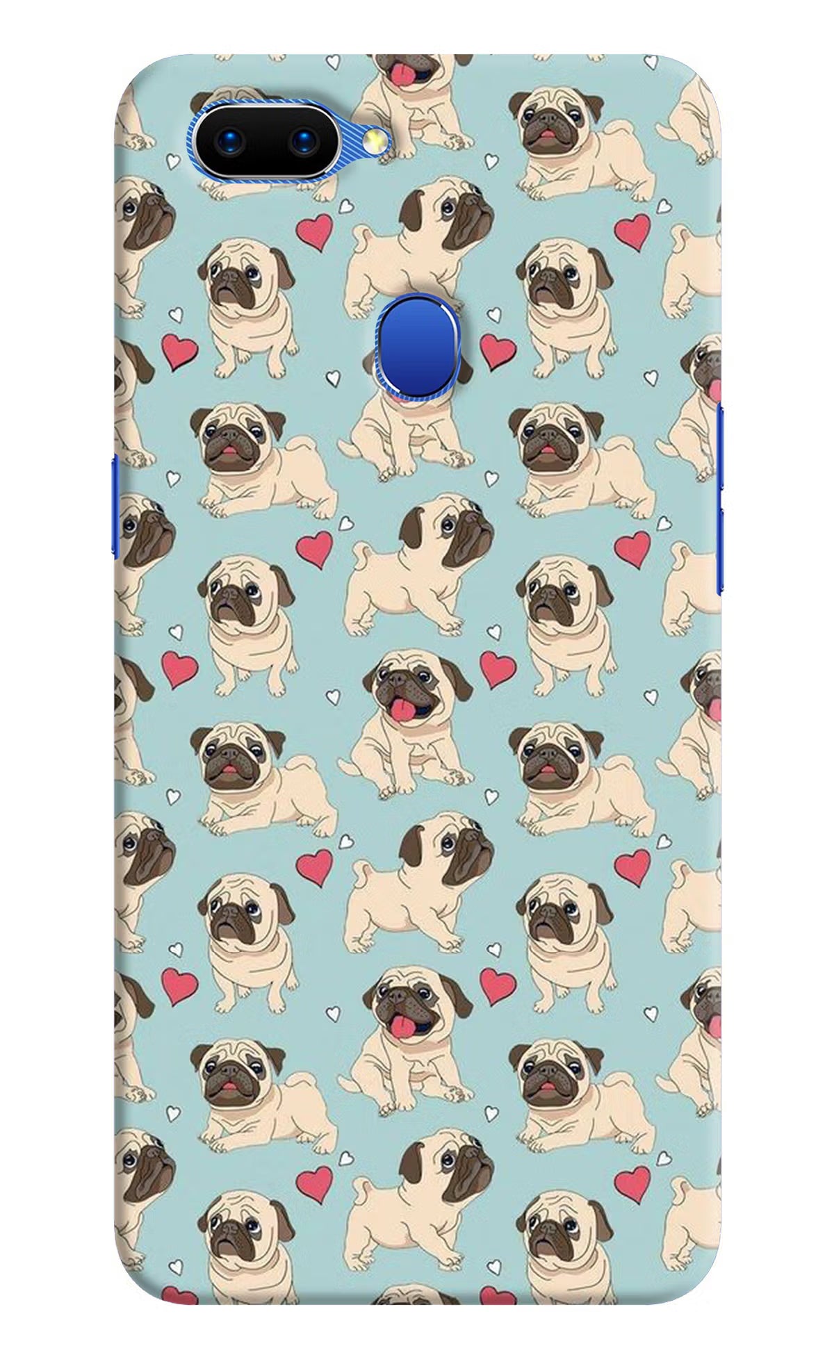 Pug Dog Oppo A5 Hard Case Back Cover by Casekaro