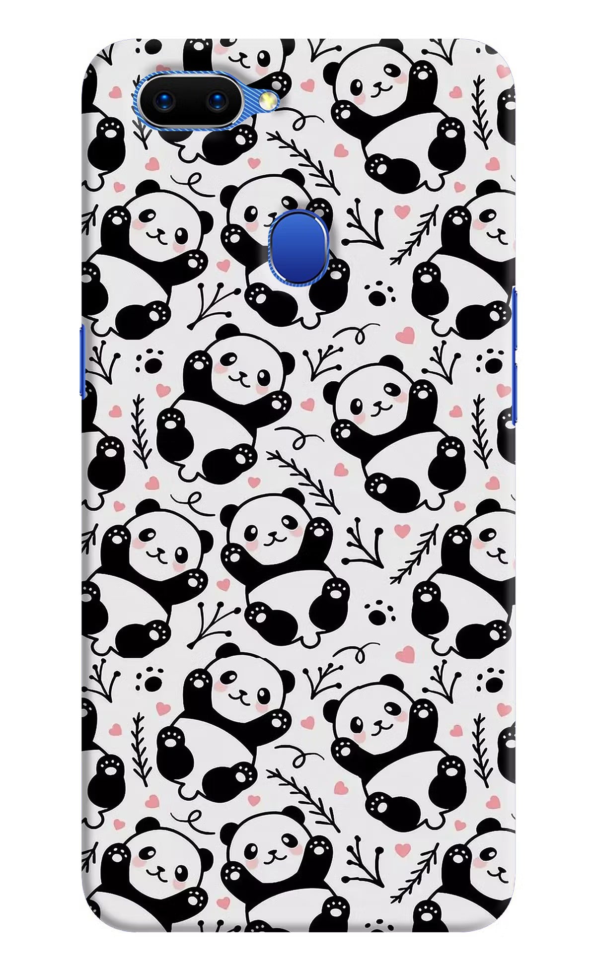 Cute Panda Oppo A5 Hard Case Back Cover by Casekaro