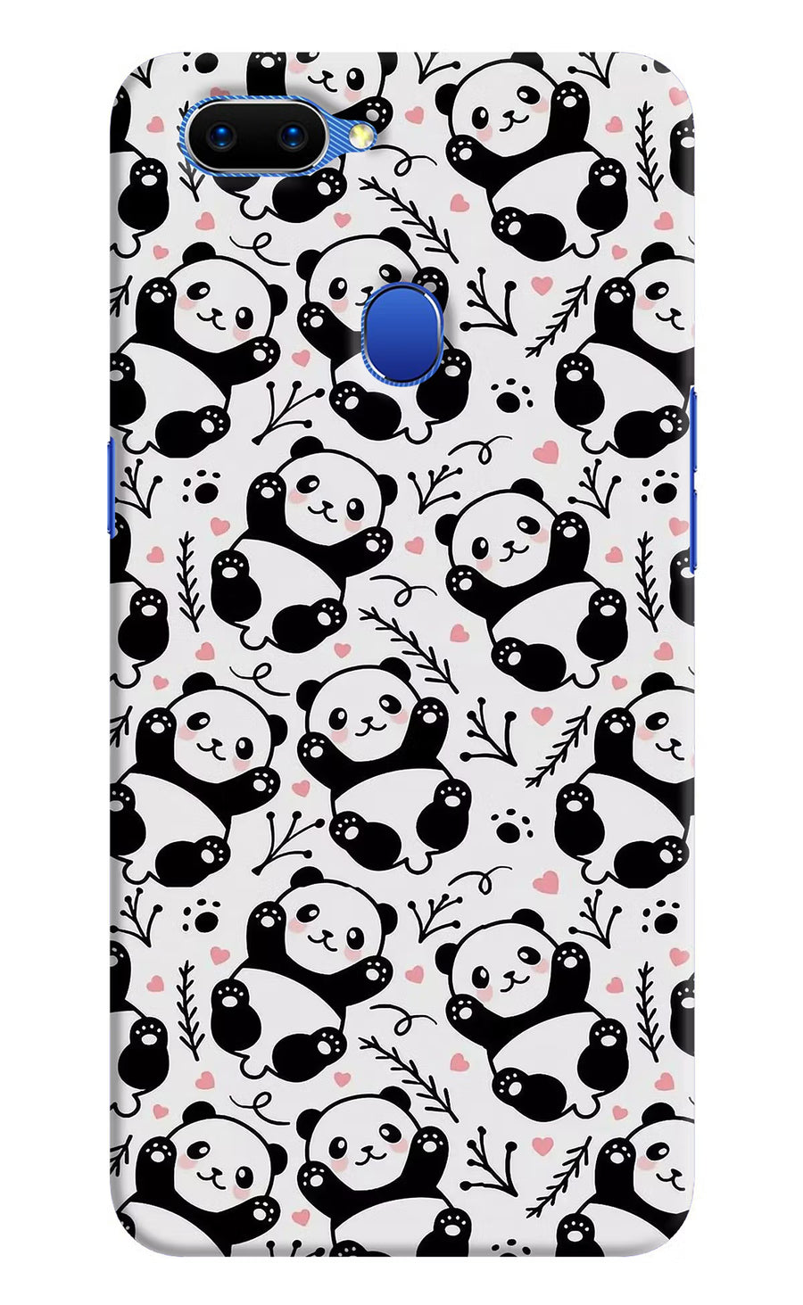 Cute Panda Oppo A5 Back Cover, Hard case