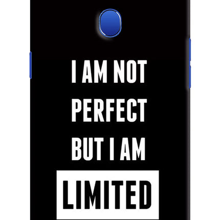 I Am Not Perfect But I Am Limited Edition Oppo A5 Hard Case Back Cover by Casekaro