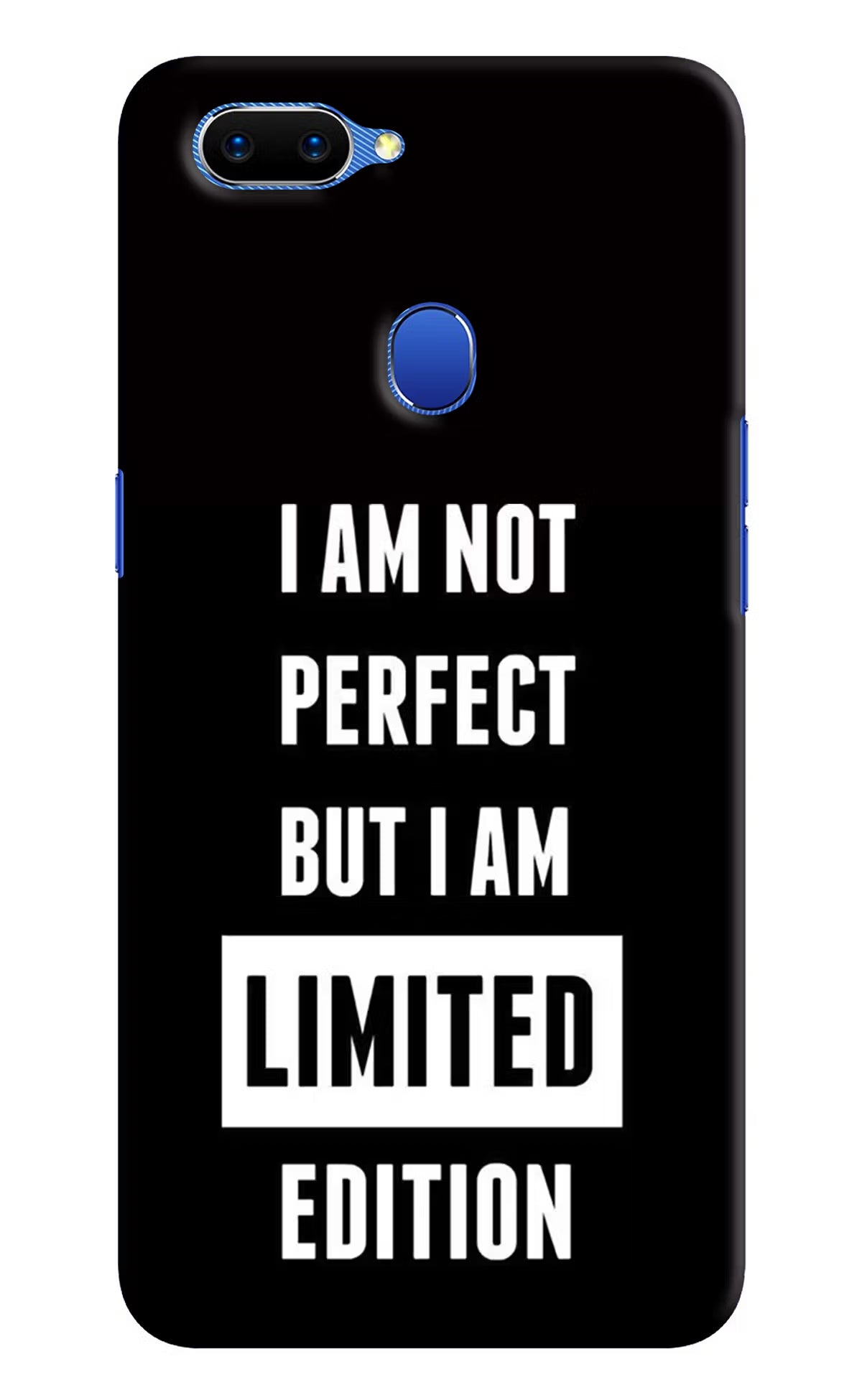 I Am Not Perfect But I Am Limited Edition Oppo A5 Hard Case Back Cover by Casekaro
