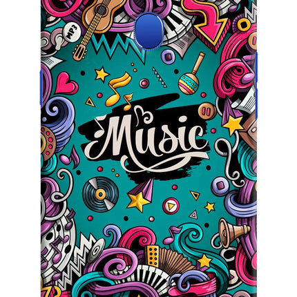 Music Graffiti Oppo A5 Hard Case Back Cover by Casekaro