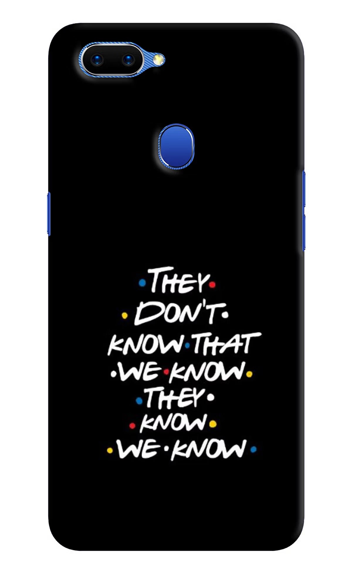 FRIENDS Dialogue Oppo A5 Hard Case Back Cover by Casekaro