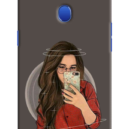 Selfie Queen Oppo A5 Hard Case Back Cover by Casekaro