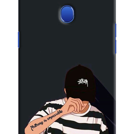 Aesthetic Boy Oppo A5 Hard Case Back Cover by Casekaro