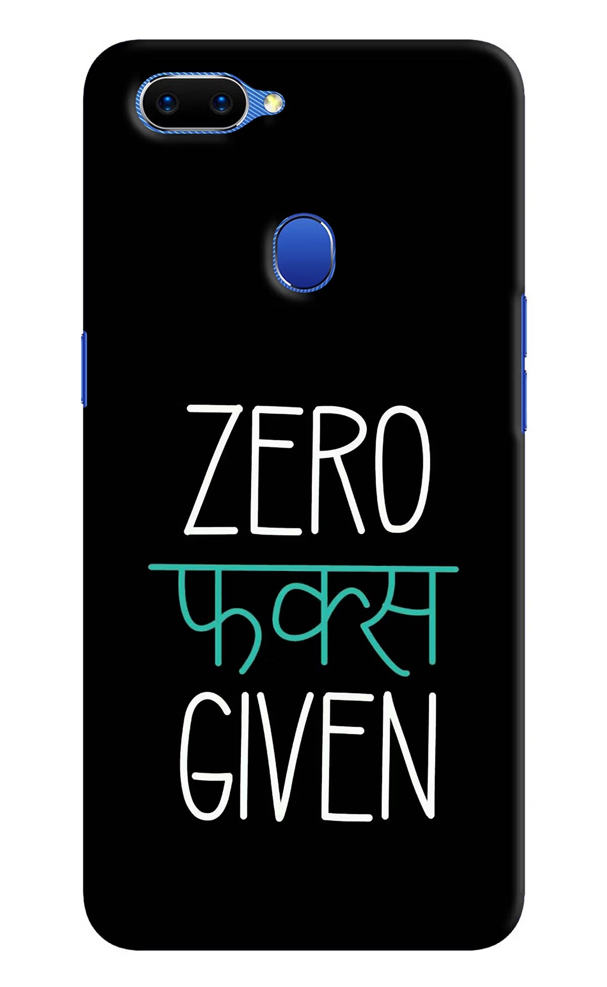 Zero Fucks Given Oppo A5 Hard Case Back Cover by Casekaro