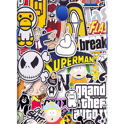 Sticker Bomb Oppo A5 Hard Case Back Cover by Casekaro