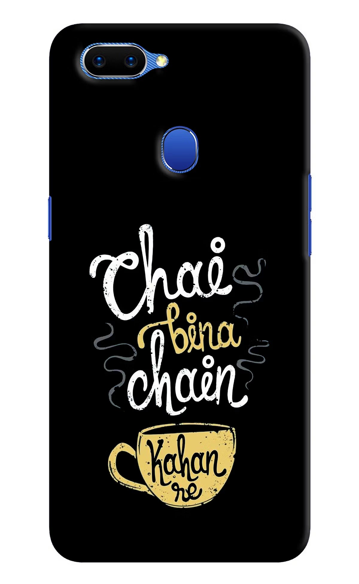 Chai Bina Chain Kaha Re Oppo A5 Hard Case Back Cover by Casekaro