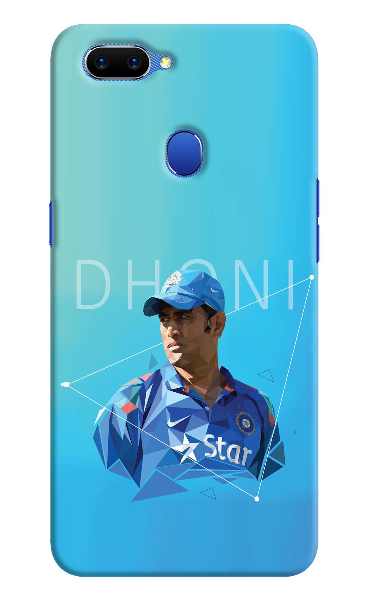 Dhoni Artwork Oppo A5 Hard Case Back Cover by Casekaro