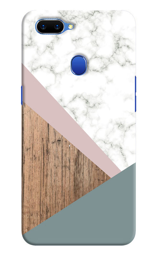 Marble wood Abstract Oppo A5 Hard Case Back Cover by Casekaro