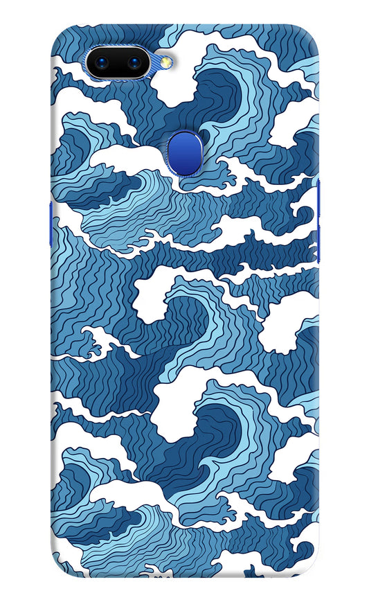 Blue Waves Oppo A5 Hard Case Back Cover by Casekaro