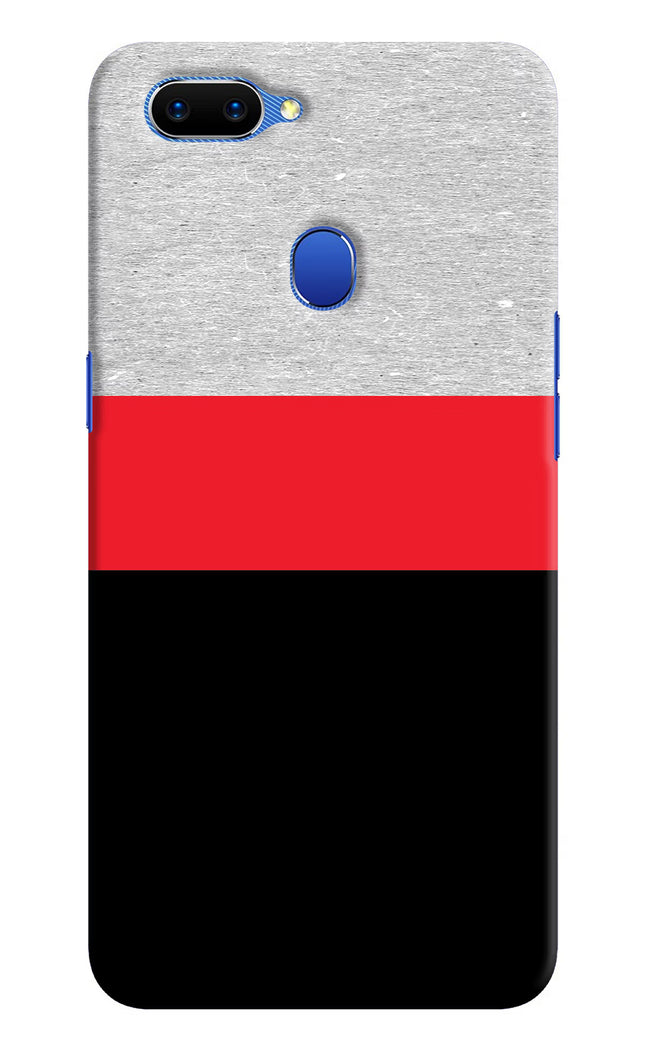 Tri Color Pattern Oppo A5 Hard Case Back Cover by Casekaro