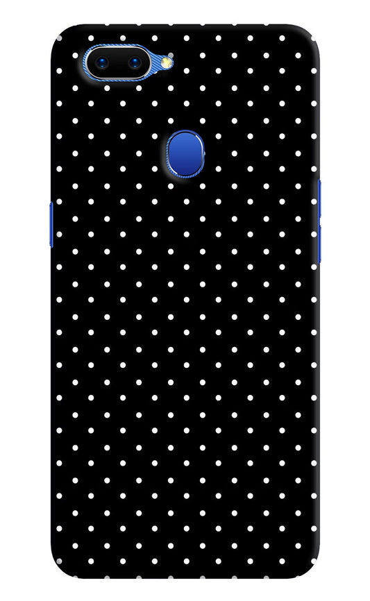 White Dots Oppo A5 Hard Case Back Cover by Casekaro