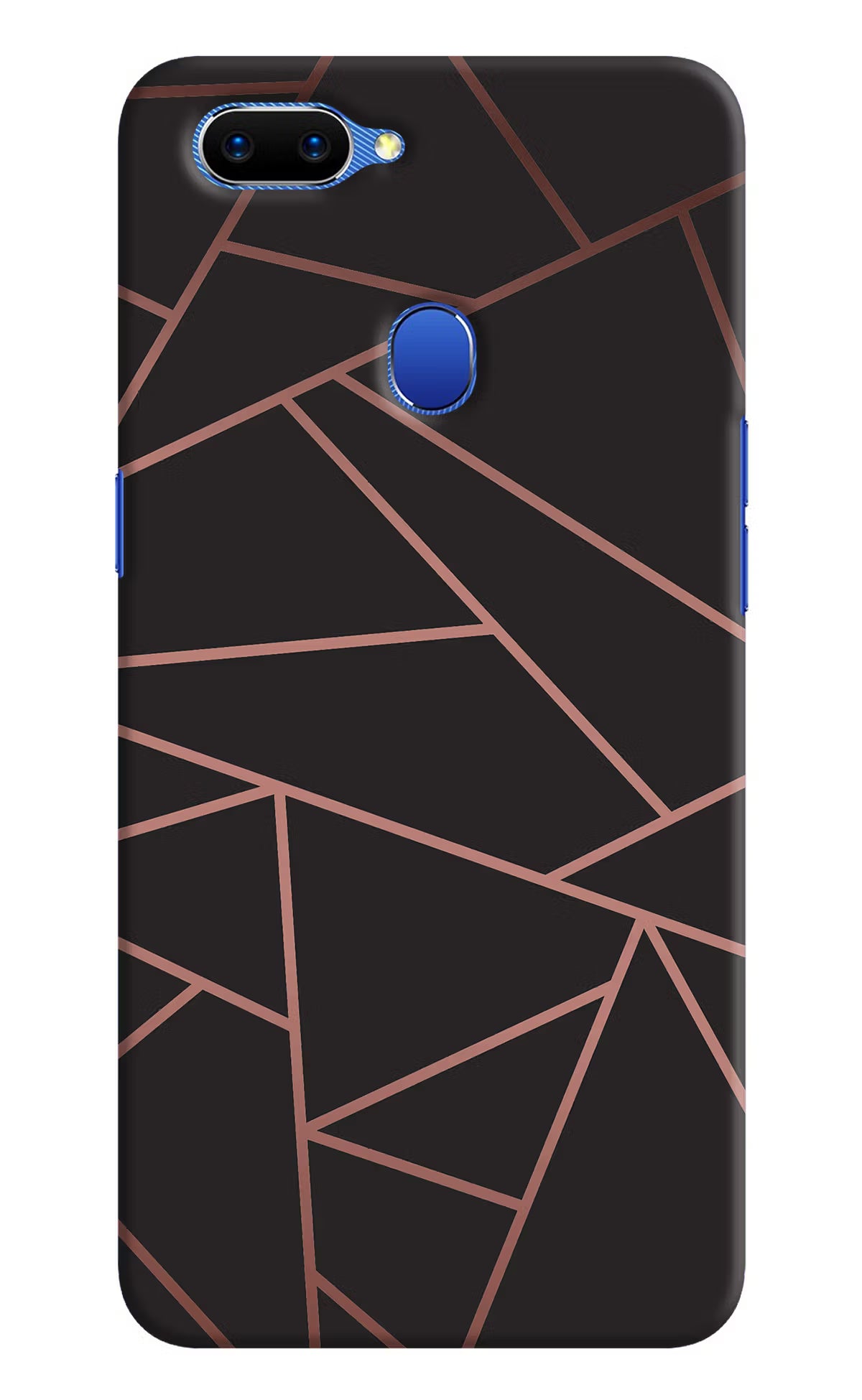 Geometric Pattern Oppo A5 Hard Case Back Cover by Casekaro