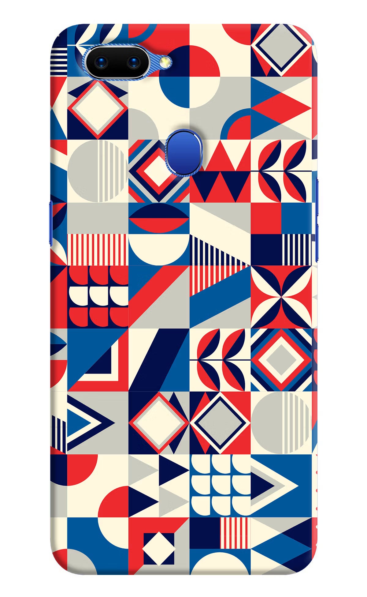 Colorful Pattern Oppo A5 Hard Case Back Cover by Casekaro