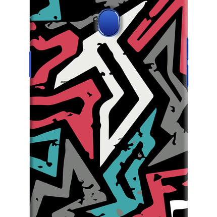 Geometric Graffiti Oppo A5 Hard Case Back Cover by Casekaro