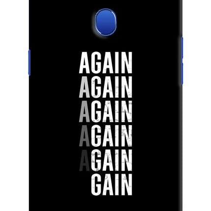 Again Again Gain Oppo A5 Hard Case Back Cover by Casekaro