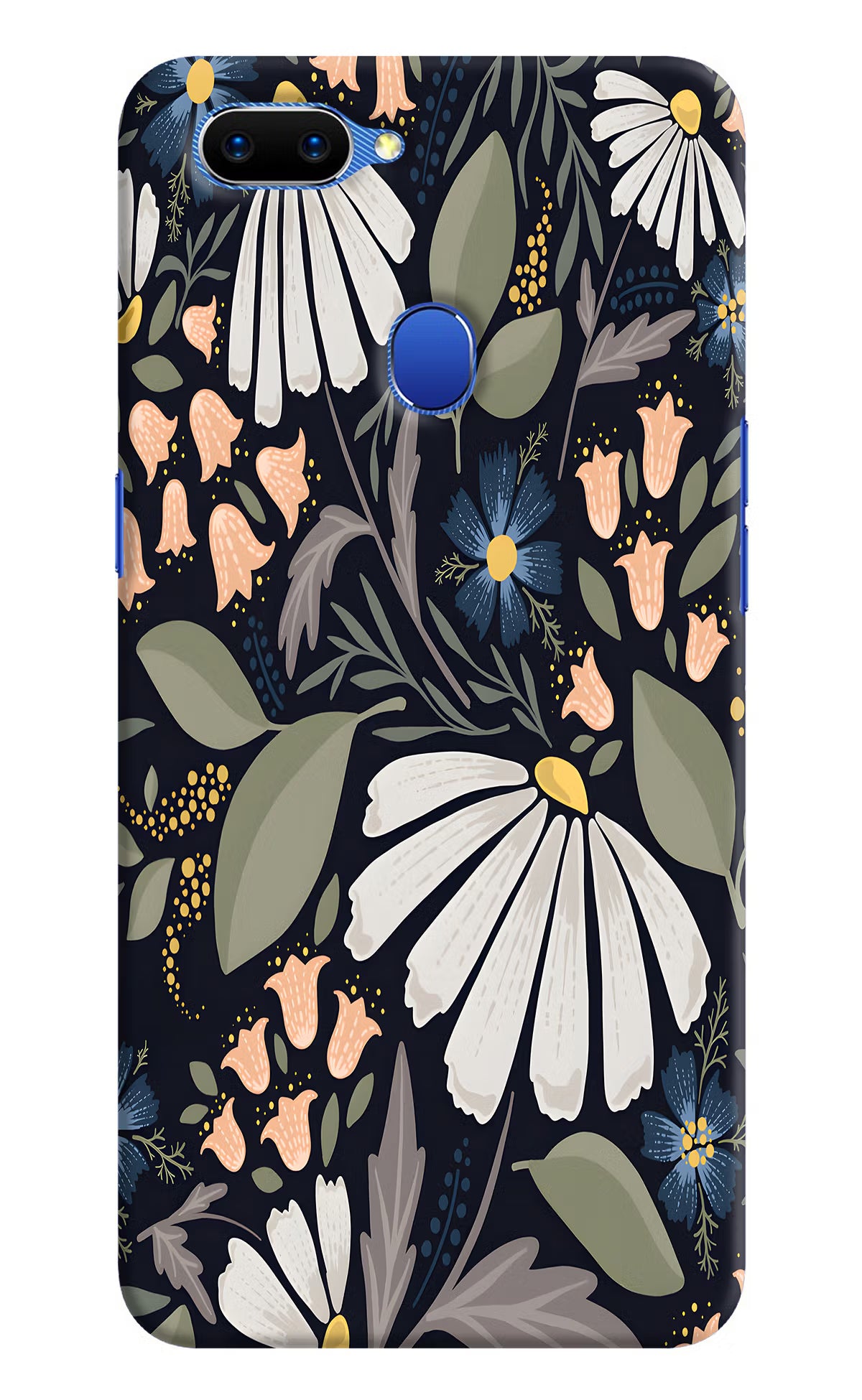 Flowers Art Oppo A5 Hard Case Back Cover by Casekaro
